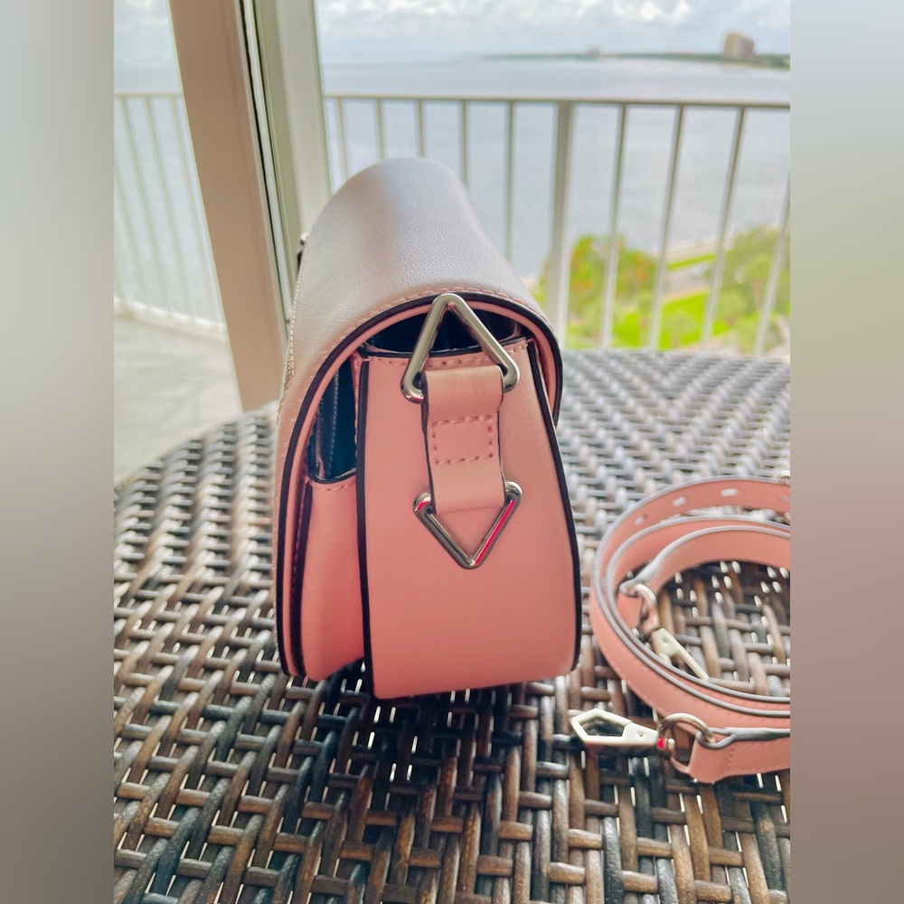 Rebecca Minkoff Leather Ballet Slipper Pink Astor Saddle Bag Crossbody - Picture 4 of 12